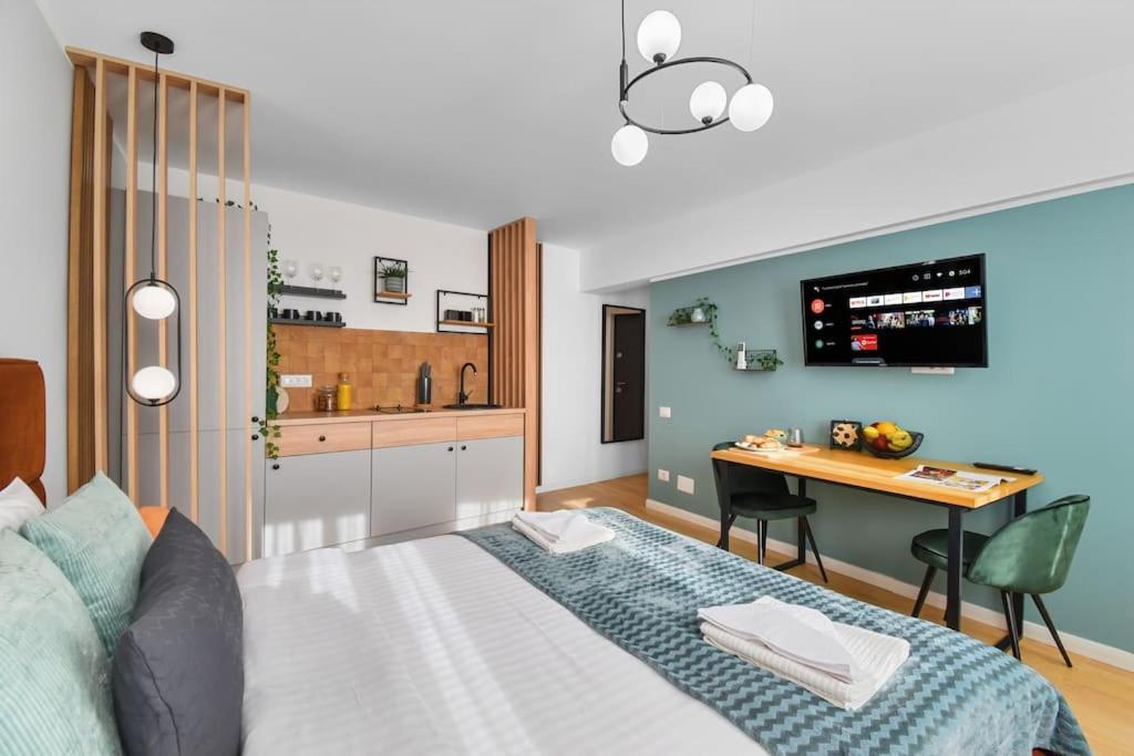 Mysa Modern Studio * Near Cismigiu Park * Netflix Бухарест Екстер'єр фото