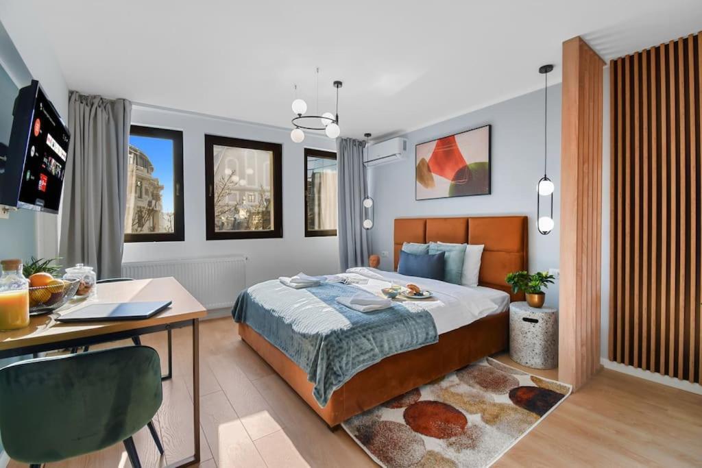 Mysa Modern Studio * Near Cismigiu Park * Netflix Бухарест Екстер'єр фото